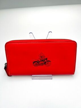 Coach x Disney Mickey Mouse Accordion Zip Wallet